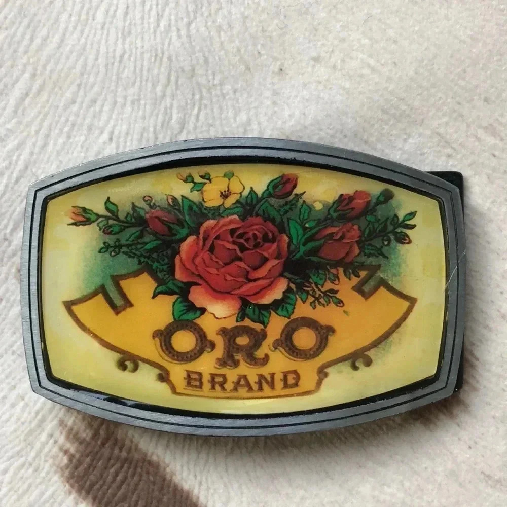 Floral ORO‎ Brand Belt Interchangeable Buckle